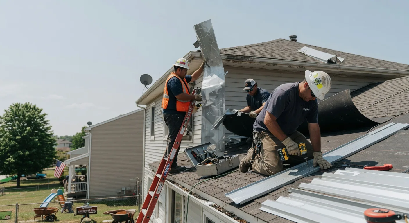 Metal Roof Repair in Geuda Springs, KS